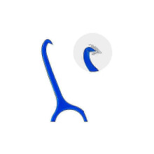 Confezione da 4 strumenti trasparenti Orthokey per la rimozione degli allineatori Invisalign, disponibili nei colori rosa, blu, verde e