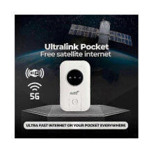 Przenośny router satelitarny do internetu, kieszonkowy hotspot WiFi zapewniający nieograniczoną łączność, Ultra Link Freeu
