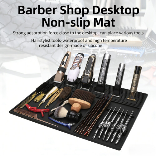 Universal Hair Cutting Accessories Mat With Secure Magnetic 1