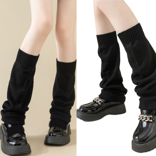 Slouch Socks With Not Binding Top Loose Stacked Thigh-Milky 2