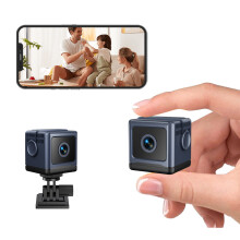 Yelton 1080P Security Cam: 32GB, Motion+Night Vision, Low Battery Alert, Type-C, 800mAh/5H, 1/4"