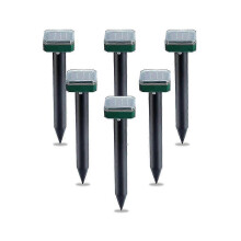 Solar-Powered Ultrasonic Snake Repellent for Outdoor Use, Weatherproof Garden Pest Deterrent