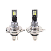 2 Pack H4 200W 12000lm LED Headlight Bulbs, Bright White, High Beam Replacement for Cars and Motorbikes