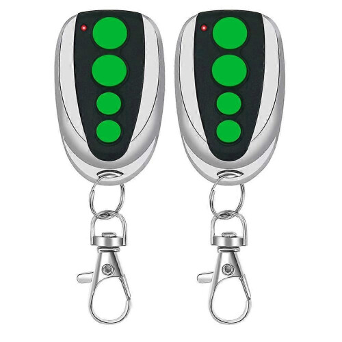 For M12 Gate Opener Remote Control 4-Button Transmitter for Automatic Swing Sliding Gate Opener,433.92MHZ, 2 Pack