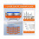 16 PCS Blade Shaving Blade Refills, Lubrastrip for a More Comfortable Shave, Orange Design 2