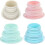 4 Silicone Drain Pipe Seals for Washing Machine, Bathroom, Sewer Hose 2