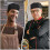 Professional Chef Cap Adjustable Ribbon Unisex Breathable Black Cotton Cloth 2Pcs 4
