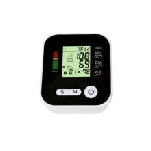 Tensiometru pentru fibrilație atrială, detector 4 în 1 pentru ritm cardiac și aritmie, monitor LCD portabil cu manșetă