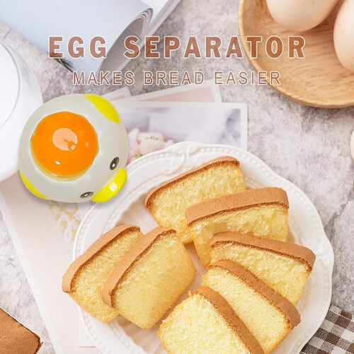 Cartoon Ceramic Egg Separator Mini Egg White and Yolk Separator Practical Kitchen Baking Tool 2