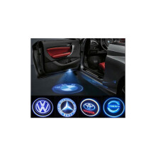 Lumină proiectoare LED multicoloră pentru ușă auto, proiecție logo universală pentru intrarea în vehicul, lumină de bun venit decorativ