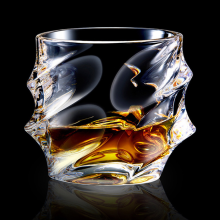 Set de pahare de whisky din cristal japonez, pahare Clear Rocks pentru Bourbon, pachet de 2 sau 4, pentru uz casnic în bar