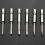 2 Set 6Pcs S2 Steel Triangular Screw Bits Magnetic Screwdriver Bit Anti Triangle Screw Head 1.8/2/2.3/2.5/2.7/3.0 2