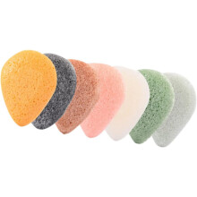7-delige set natuurlijke konjac gezichtssponsjes voor het verwijderen van make-up