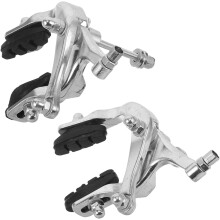 2 stuks aluminiumlegering remklauwen voor racefietsen en mountainbikes, voor en achter, verstelbaar met zijwaartse trekkracht