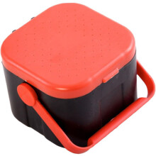 Verdikte opbergdoos voor regenwormen met ademende ventilatie, draagbare container voor rode wormen als aas.