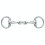 (5.5in, Silver) Shires French Link Horse Eggbutt Snaffle Bit 1