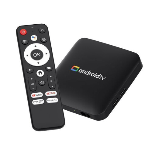 Android-Box – TV-Box – 4K – 2+8 GB – IPTV-Box – Android 14.0 – Android TV – 2,4/5,0-GHz-WLAN – Multimedia-Box