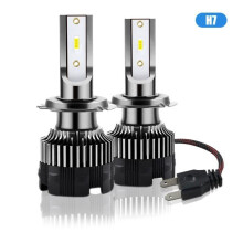 H7 LED-polttimo, 120 W 20 000 LM 6500 K erittäin kirkas valkoinen CSP LED-ajovalojen muuntosarja, IP67-vedenpitävä, plug and play, 2 kp