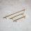 Satin Brass T-Bar Cabinet Handle (288mm Handle) 6