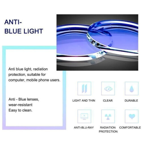 Blue Light Blocking Glasses - Multi-layer lens - UV400 - TR90 - Unisex 2