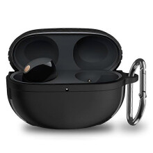 Compatible For Sony WF-1000XM5 Bluetooth Earphone TPU Cover Protective Case with Hanging Buckle
