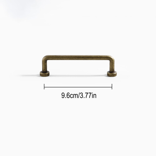 (RB bronze, 96mm hole pitch) Antique Bronze Cabinet Pull Handle for Kitchen & Bathroom 1