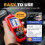Scanner diagnostico per auto AL319 OBD2 – Lettore di codici con un clic – Multimarca – Supporta diverse lingue 4