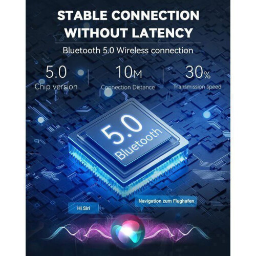 Adattatore wireless per CarPlay e Android Auto (Bluetooth 5.0/5G), Plug & Play, universale (compatibile con il 98% delle auto) 2