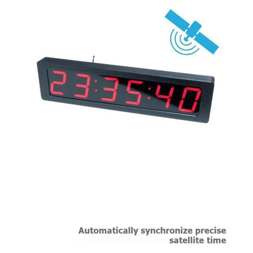 GPS Clock with Satellite Timing, 1.2 Inch Digital Alarm Clock, Night Light  & Temp Display, Type-C USB Powered 1