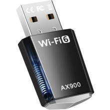WiFi 6 AX900 Dual Band USB-adapter 2.4/5.8 GHz MU-MIMO WPA3 för PC Upp till 900 Mbps med höghastighetsanslutning