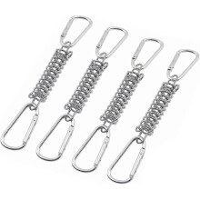 Kraftigt 4-delat markisfjäderset, solskyddssegel i legering, fästsats för campingtält och strandtält