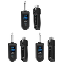 3X Wireless Microphone UHF Wireless XLR Transmitter and Receiver for Dynamic Microphones Audio Mixers PA Systems