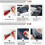 4 Pack Car Window Breaker and Seatbelt Cutter,Auto Rescue Tool,Saf 5