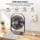 4000 mAh USB-C Desk Fan – 4 Speeds – Black 4