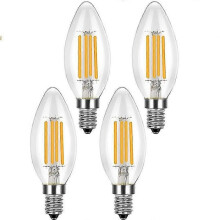 st E14 LED-glödlampa med europeisk sockel, 4 W vit 6500 K