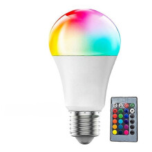 LED-lampa 85W motsvarande färgskiftande 2700K varmvit dimbar E26-sockel fjärrkontroll RGB 6 lägen 2-pack