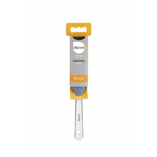 Harris (12mm, White/Black) Harris Seriously Good Woodwork Gloss Paint Brush