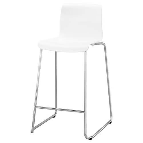 IKEA GLENN Counter Height Bar Stool-White