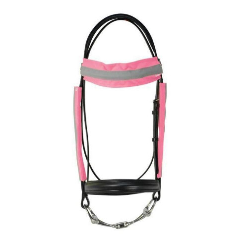 (One Size, Pink) HyVIZ Reflector Bridle Bands