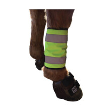 (Pony, Yellow) HyVIZ Reflector Horse Leg Wraps