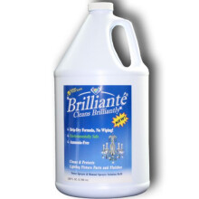 Nettoyant pour Chandelier BRILLIANTÉ 1 Gallon Refill Écologique, Sans Ammoniaque, Formule Drip-dry