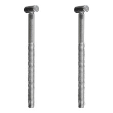 2 Pcs Tornillos de Acero Inoxidable T-Bolt 070428Z para Filtros D.E. de Piscina/Spa