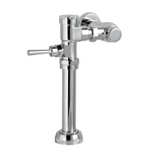 American Standard 6047121.002 Ultima Manuelle Toilettenspülventil, Kolbenventil, 1.28 GPF, polierter Chrom