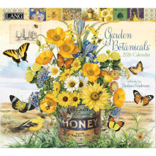 Calendario da parete Garden Botanicals 2026 di Barbara Anderson, 13.4'' X 12''