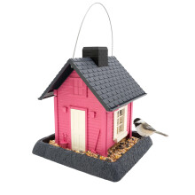 North States Village Collection - Fiesta Roze Cottage Vogelvoeder: Hangende Vogelvoeder voor Buiten