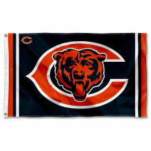 Chicago Bears Logos Flag and Banner