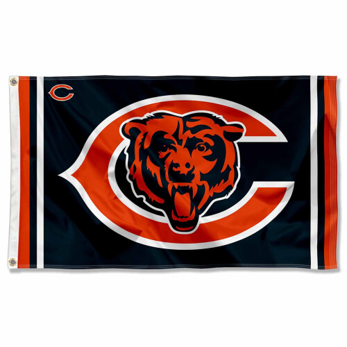 Chicago Bears Logos Flag and Banner