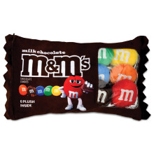 Juego de cojines iscream M&M's de 16" x 8.5" con cojines de mini caramelos M&M's