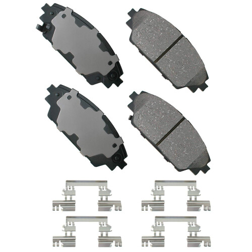 Akebono Bremsbelagsatz, ACT1728, GRAU
