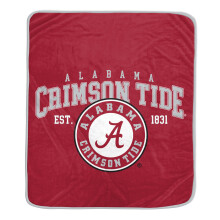 NCAA Alabama Crimson Tide Vintage Arch Block Ultraweiche Decke